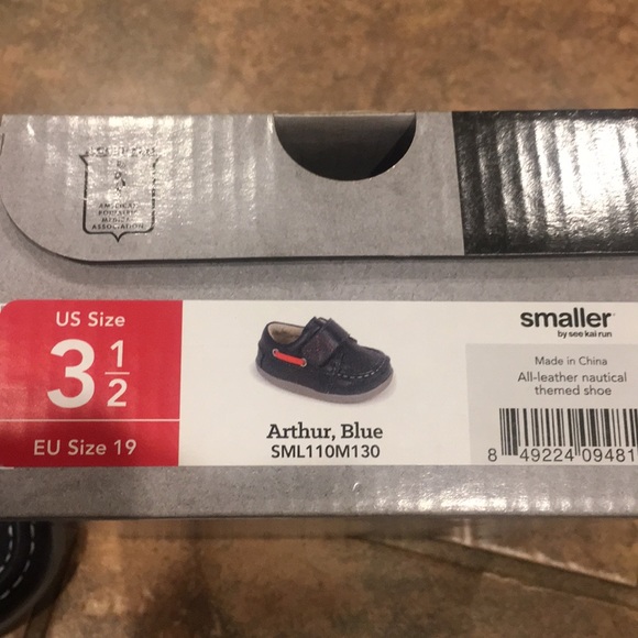 See Kia Run Infant/Toddler Shoes Arthur Blue - Picture 4 of 5